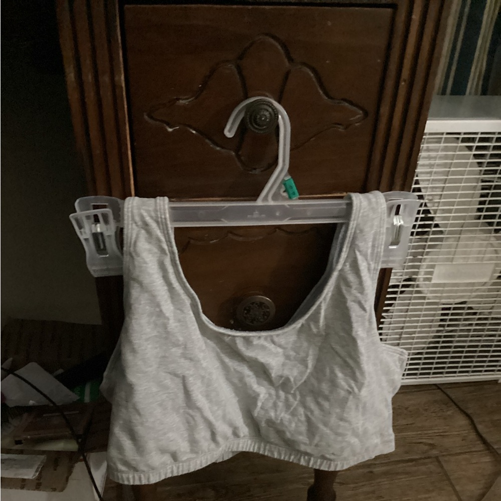 Fruit of the Loom Light Gray Tank Top